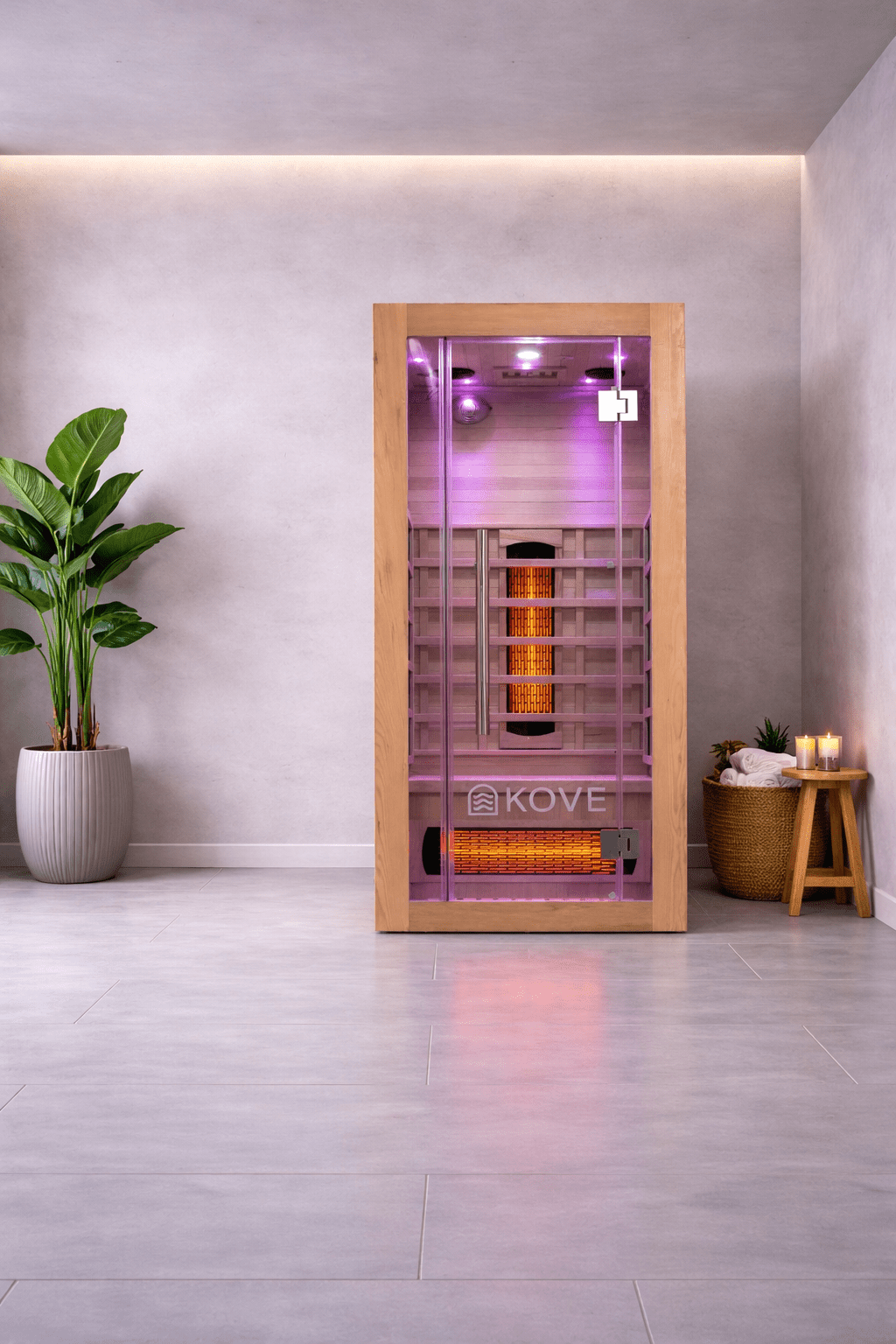 KOVE Infrared Sauna, 1 Person