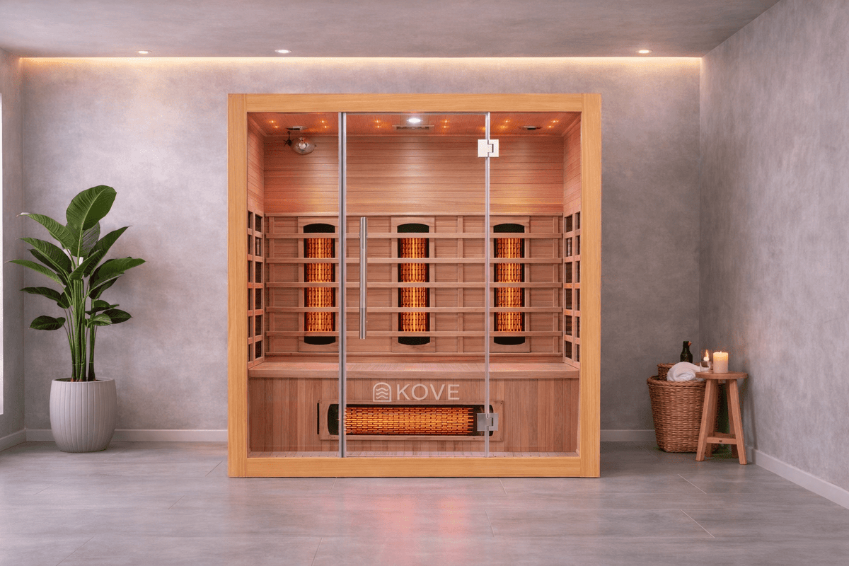 KOVE Infrared Sauna, 3 Person