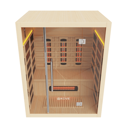 KOVE Infrared Sauna, 3 Person