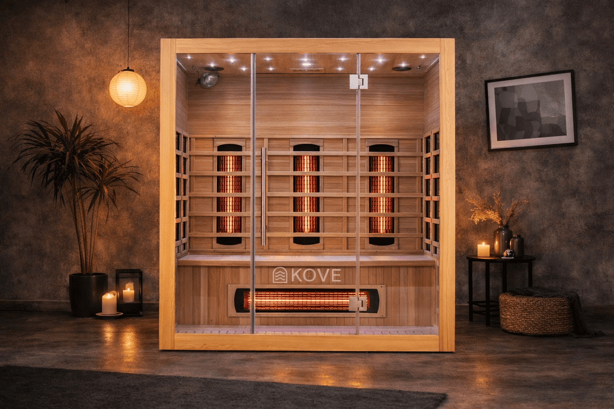 KOVE Infrared Sauna, 3 Person
