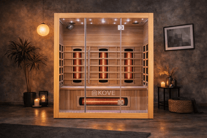 KOVE Infrared Sauna, 3 Person