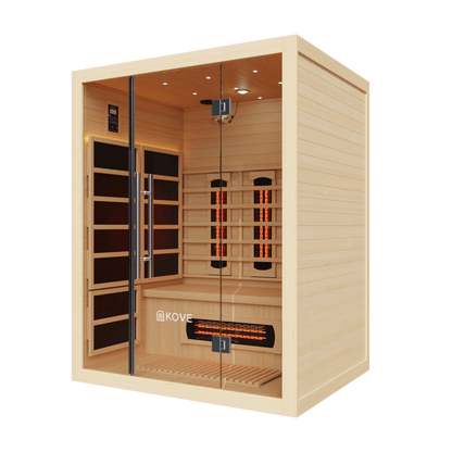 KOVE Infrared Sauna, 3 Person