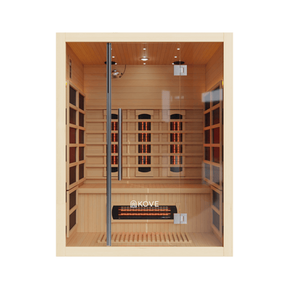 KOVE Infrared Sauna, 3 Person
