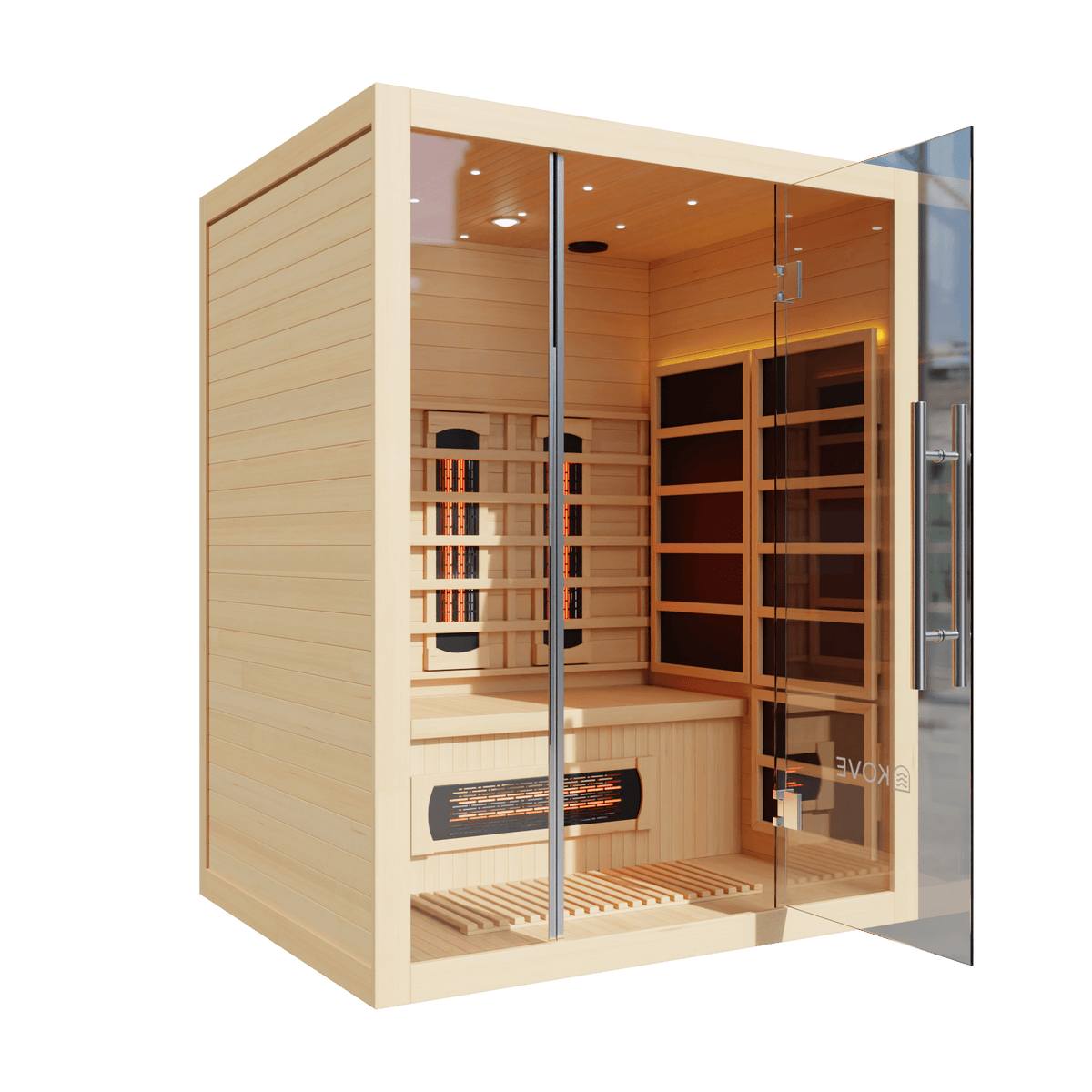 KOVE Infrared Sauna, 3 Person